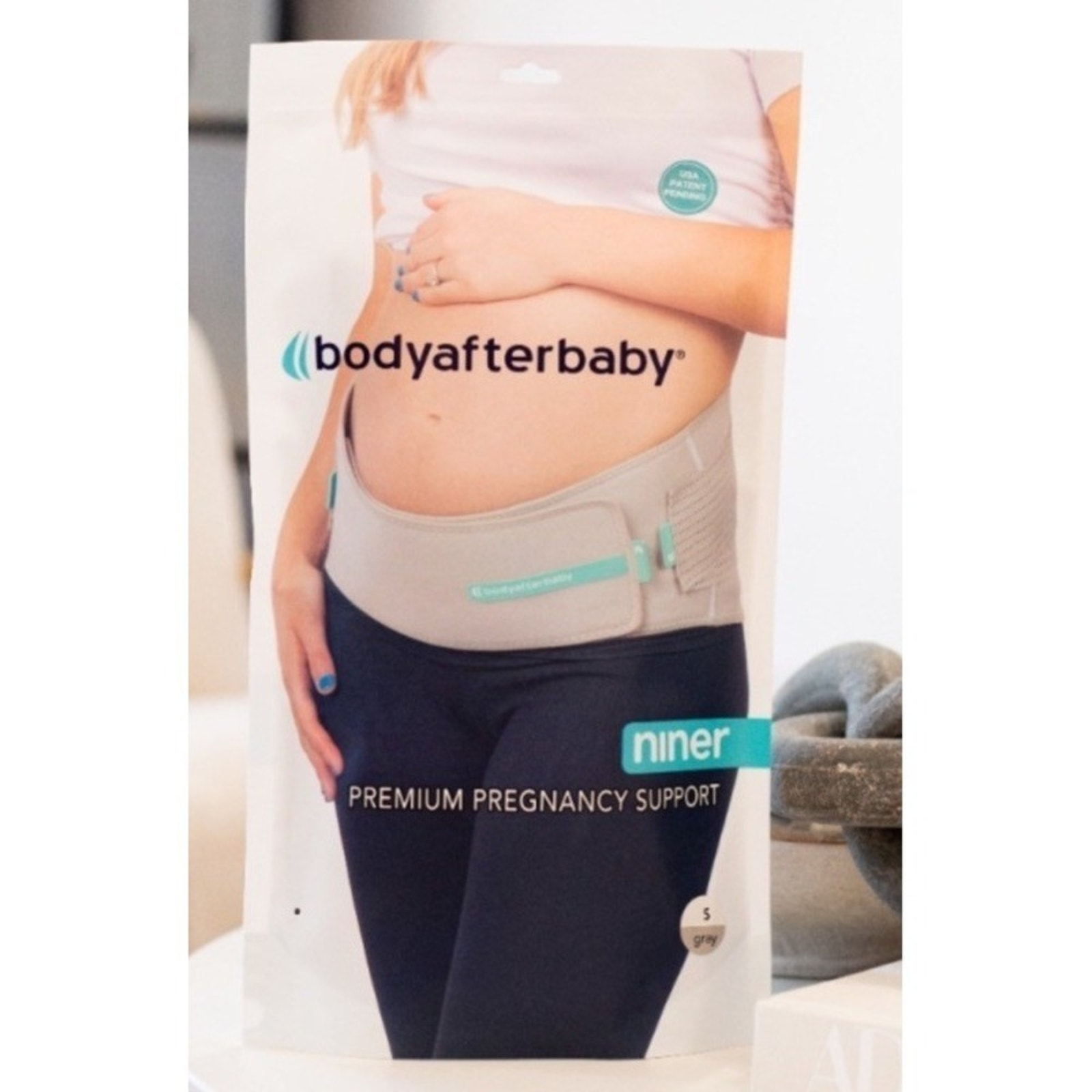 Body After Baby Niner Premium Pregnancy Support Band Gray Small